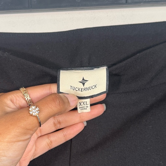 NWT Tuckernuck Madeline Ponte Wide Leg Pant in Black - XXL - Picture 5 of 6